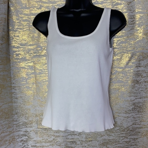 Neiman Marcus baby pink/white sweater/cardigan with white top size S - Picture 5 of 10